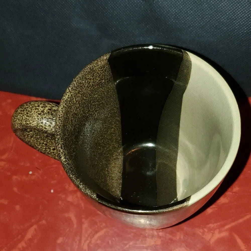 Sango 4828 Tri Black Cup Mug 12 oz